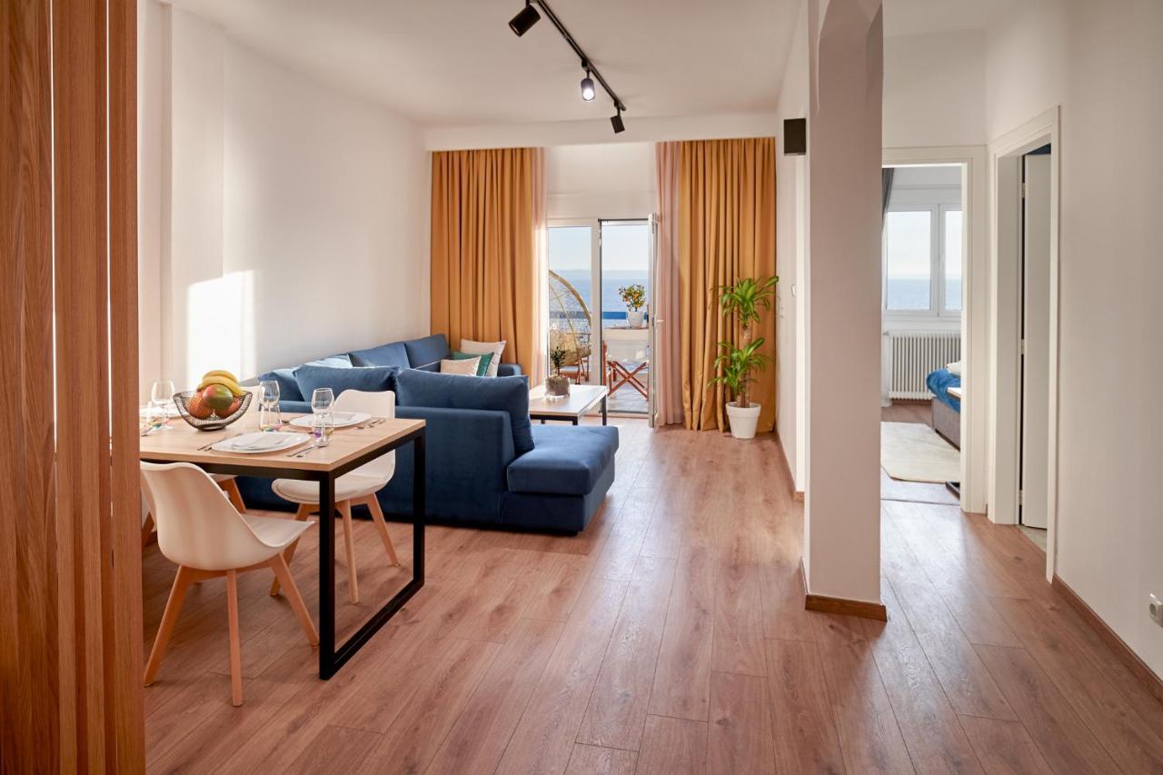 Seafront Luxury President Suite Aegean Sunset เทสซาโลนิกิ ภายนอก รูปภาพ